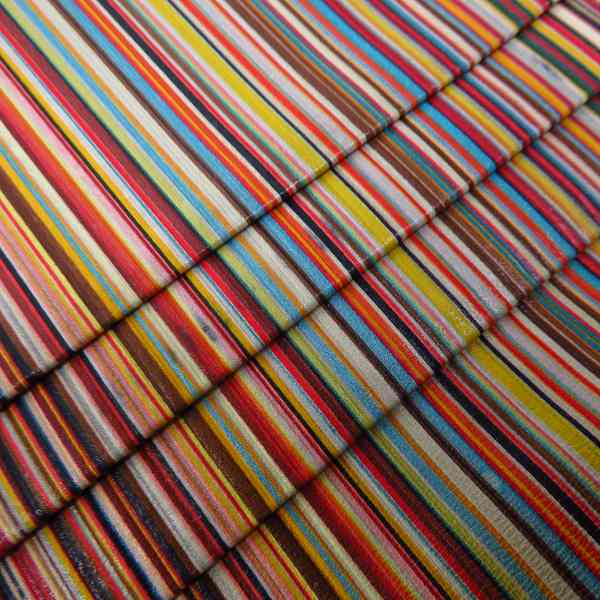 実際に弊社で買取させて頂いたPaul Smith/ポールスミス マルチカラーストライプ レザー ロングウォレット/長財布の画像 6枚目