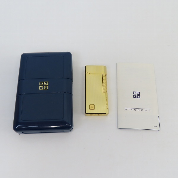 実際に弊社で買取させて頂いたGIVENCHY/ジバンシィ サイドローラーガスライターの画像 9枚目
