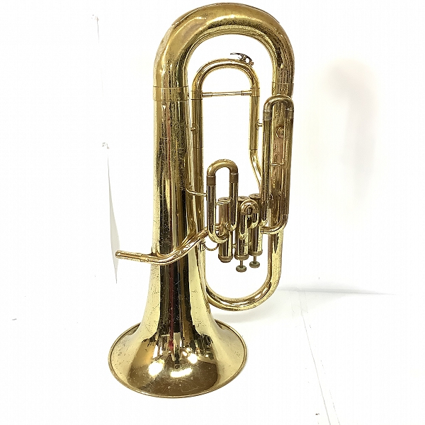 実際に弊社で買取させて頂いた★【ジャンク】YAMAHA/ヤマハ YEP-201/YEP201 ユーフォニアム ゴールド ハードケース付の画像 2枚目