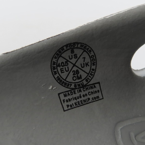 実際に弊社で買取させて頂いたKEEN/キーン YOGUI ARTS/ヨギ アーツ HAWAII FLOWERS SILVER サンダル 1002037/26の画像 5枚目