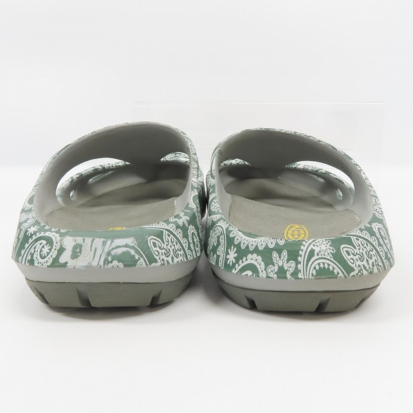 実際に弊社で買取させて頂いたKEEN/キーン SHANTI ARTS/シャンティアーツ グリーンペイズリーサンダル 1011982/26の画像 1枚目