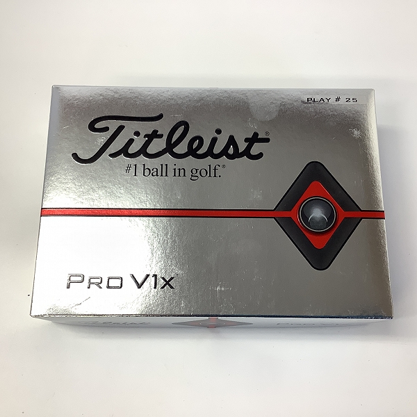 実際に弊社で買取させて頂いた【未使用】Titleist/タイトリスト PRO V1X ゴルフボール 1ダースの画像 2枚目