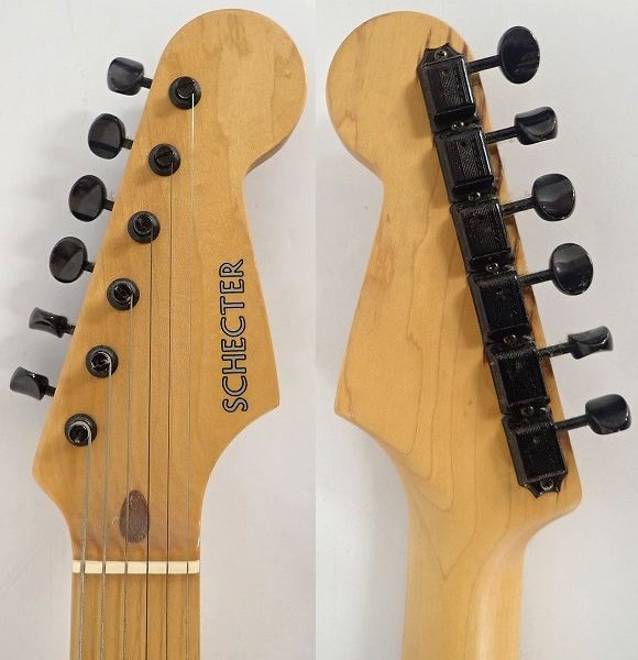 実際に弊社で買取させて頂いた★SCHECTER/シェクター ストラトキャスターType ソフトケース付の画像 2枚目