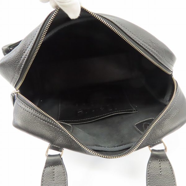 実際に弊社で買取させて頂いたDaniel&Bob/ダニエル＆ボブ  レザー ワンショルダー トートバック ブラックの画像 4枚目