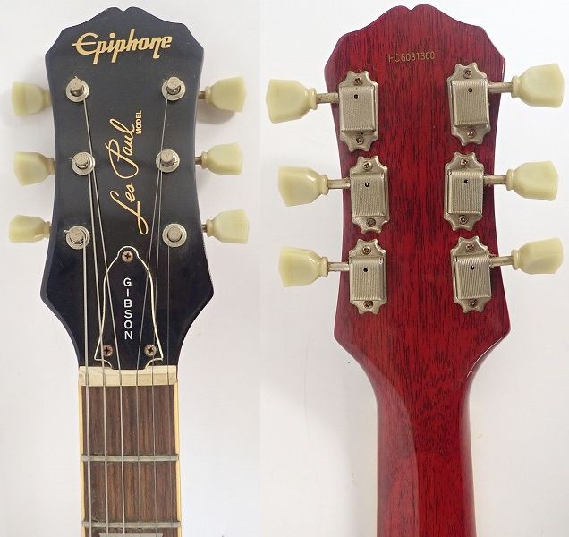 実際に弊社で買取させて頂いた★Epiphone/エピフォン Les Paul Standard/レスポールスタンダード ボルトオンネックの画像 2枚目