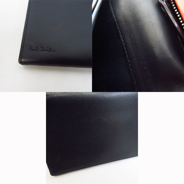 実際に弊社で買取させて頂いたPaul Smith/ポールスミス レザー ロングウォレット/長財布の画像 6枚目