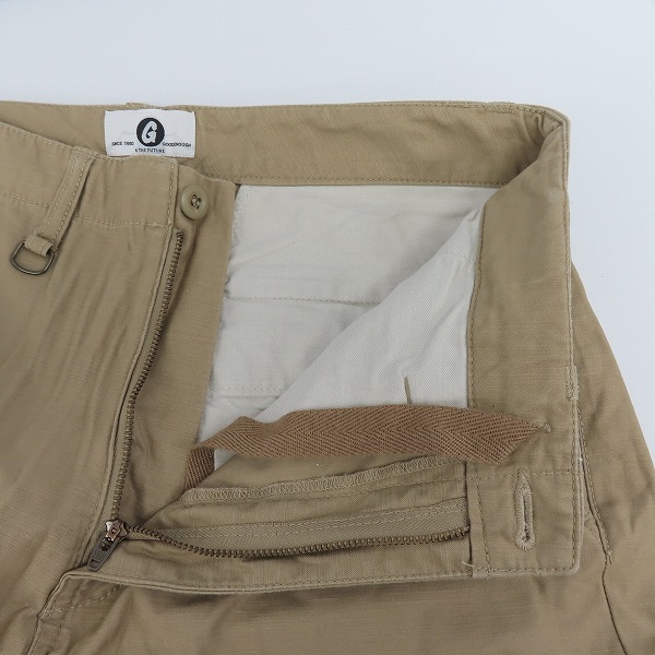 実際に弊社で買取させて頂いたGOODENOUGH/グッドイナフ SELVEDGE SLUB CLOPED CARGO クロップドパンツ/2の画像 4枚目