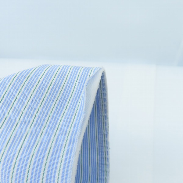 実際に弊社で買取させて頂いたBurberrys/バーバリーズ ホースロゴ刺繍 ストライプ柄長袖シャツの画像 7枚目