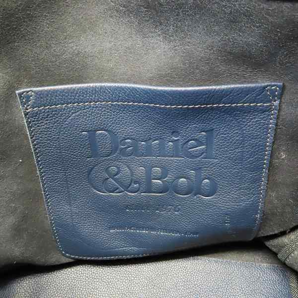 実際に弊社で買取させて頂いたDaniel&Bob/ダニエル＆ボブ  レザー ワンショルダー トートバック ネイビーの画像 5枚目