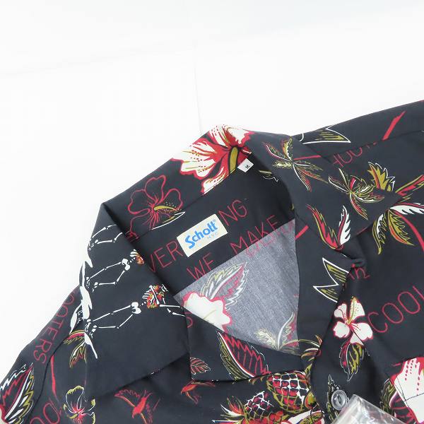 実際に弊社で買取させて頂いた【未使用】Schott/ショット ハワイアンシャツ 3115049/Mの画像 6枚目