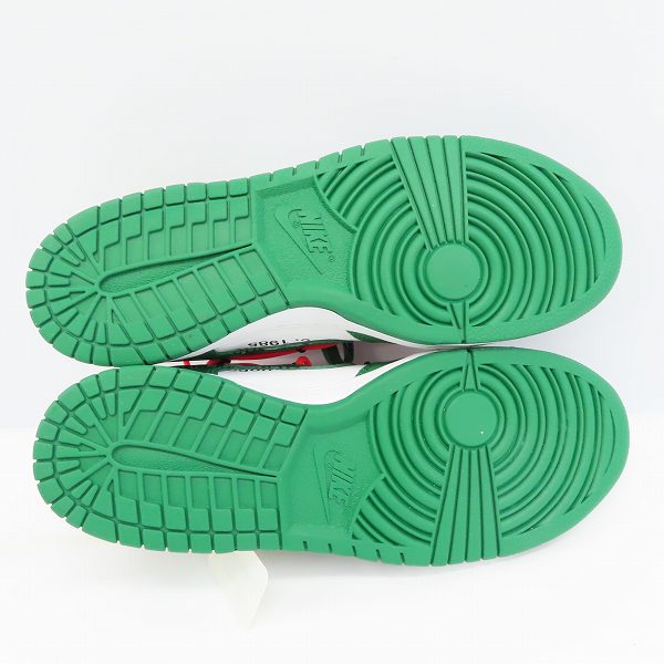 NIKE×OFF-WHITE/ナイキ×オフホワイト DUNK LOW LTHR PINE GREEN