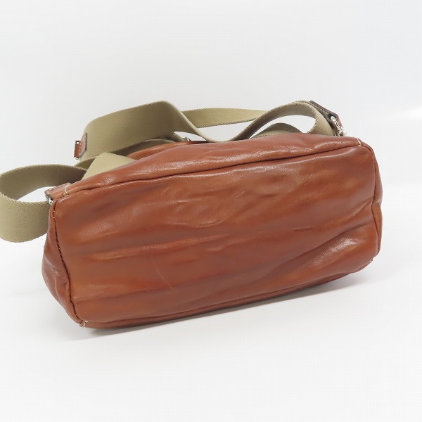 実際に弊社で買取させて頂いた【未使用】Daniel&Bob/ダニエル＆ボブ ミニ レザー リュック ブラウンの画像 2枚目