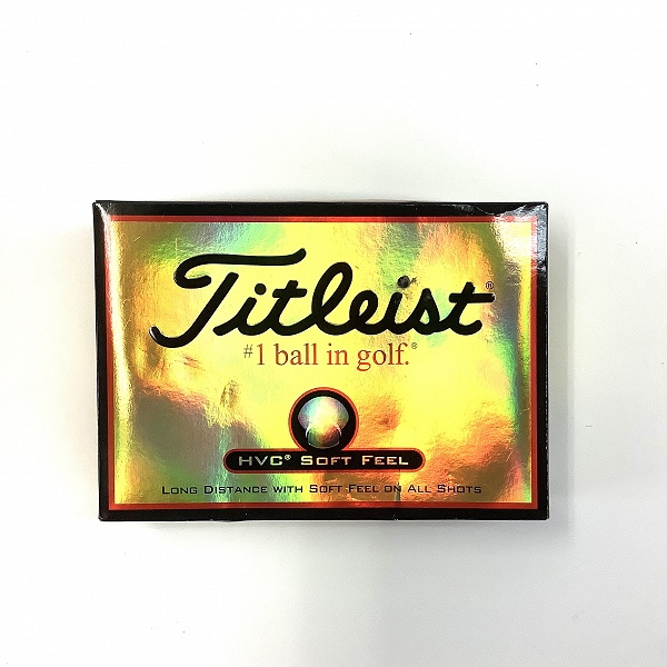 実際に弊社で買取させて頂いた【未使用】Titleist/タイトリスト SOFT Feel/Soft distance ホワイト ゴルフボール 2ダースの画像 3枚目