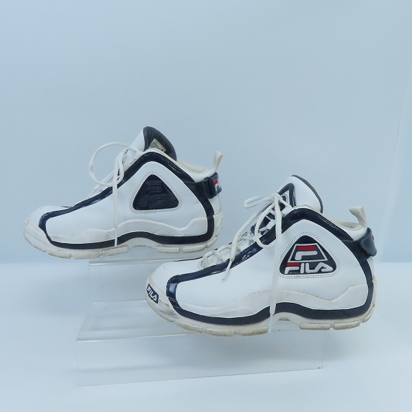 実際に弊社で買取させて頂いたFILA/フィラ 96 GL GRANT HILL/ジーエル グラント・ヒル ハイカット スニーカー/シューズ 1BM00569-125/27.5の画像 3枚目
