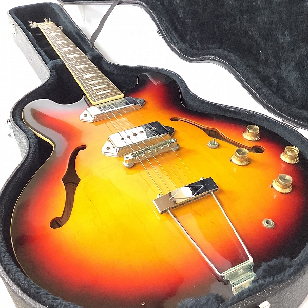 実際に弊社で買取させて頂いた★Epiphone/エピフォン CASINO VC カジノ フルアコ エレキギター ハードケース付き 難あり