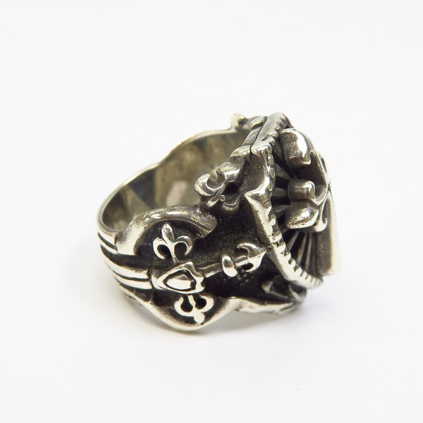 実際に弊社で買取させて頂いたLeathers＆Treasures/レザーズ＆トレジャーズ クレストリング w/ポリチーノクロス 18号の画像 4枚目