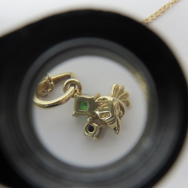 実際に弊社で買取させて頂いたBloody Mary/ブラッディマリー EVEイヴ K18 ファントム ペンダント w/ストーンの画像 4枚目