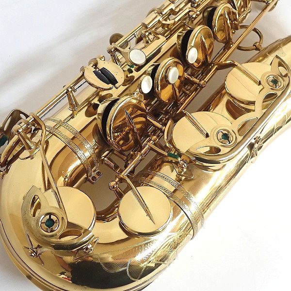 実際に弊社で買取させて頂いた★SELMER/セルマー テナーサックス MARK Ⅵ 彫刻有り フラセル 11万台 ビンテージ ハードケース付 の画像 5枚目