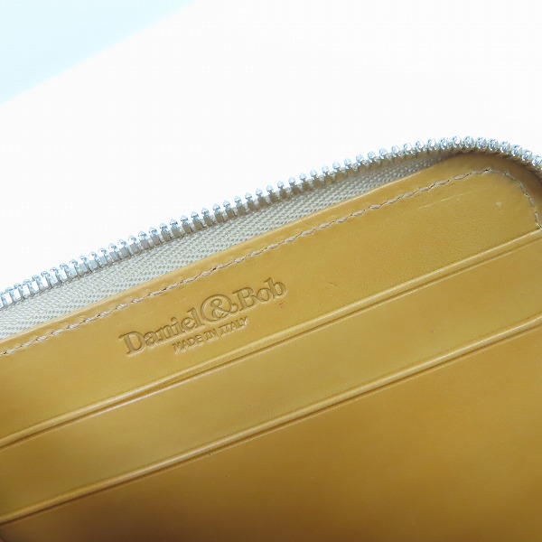 実際に弊社で買取させて頂いたDaniel&Bob/ダニエルアンドボブ レザー/牛革 コインケース L字ファスナー ブラウン 056.1-1736の画像 4枚目