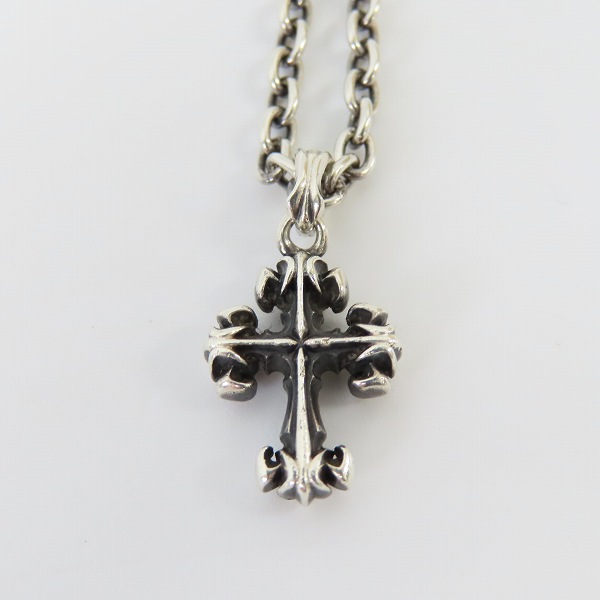 実際に弊社で買取させて頂いたDEAL DESIGN/ディールデザイン タイニーリリークロス シルバーネックレスの画像 2枚目