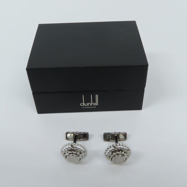実際に弊社で買取させて頂いたdunhill/ダンヒル STEEL  カフスの画像 6枚目