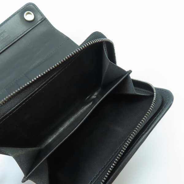 実際に弊社で買取させて頂いたFUNNY/ファニー GRAB クロコダイル カスタム ミディアムウォレット 財布の画像 5枚目