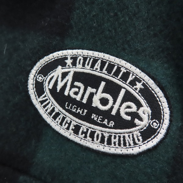 実際に弊社で買取させて頂いたMarbles/マーブルズ バッファローチェック ジャケット mjk-a1001/size：Sの画像 5枚目