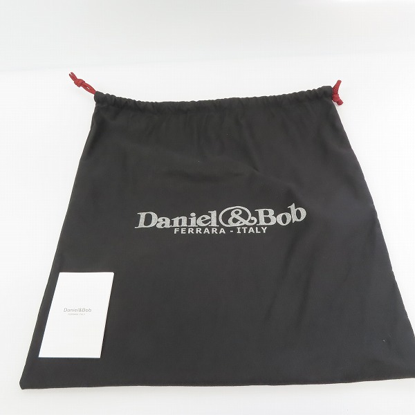 実際に弊社で買取させて頂いたDaniel&Bob/ダニエル＆ボブ ミニ レザー リュック ダークブラウンの画像 8枚目