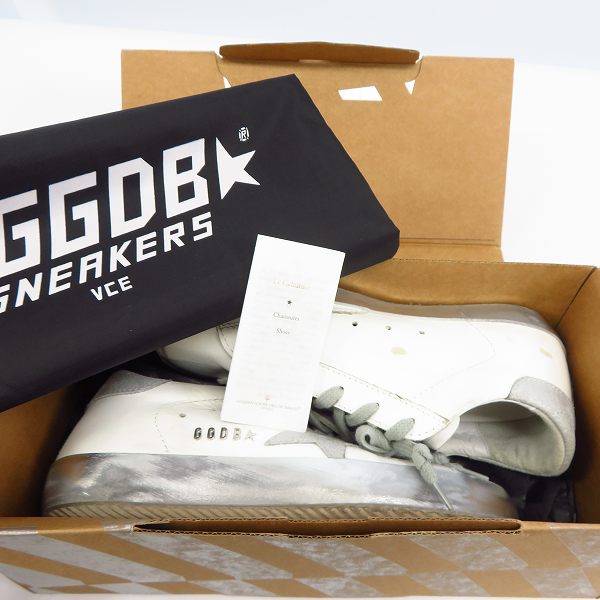 実際に弊社で買取させて頂いたGOLDEN GOOSE/ゴールデングース 19ss SUPER STAR スニーカー GCOWS590 /35の画像 8枚目