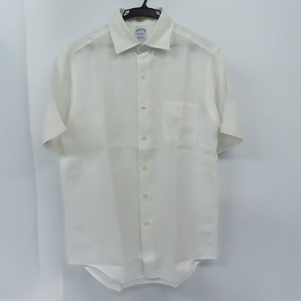 実際に弊社で買取させて頂いたBrooks Brothers/ブルックスブラザーズ 半袖シャツ ホワイト M