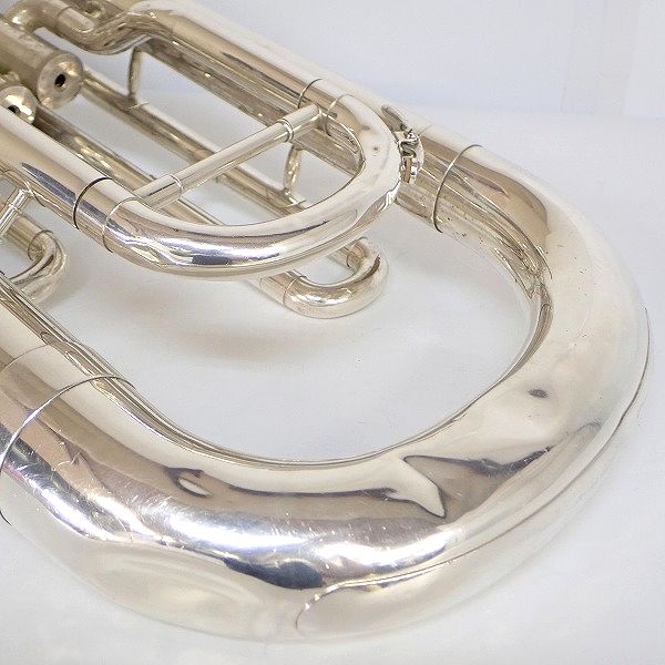 実際に弊社で買取させて頂いた★【ジャンク】YAMAHA/ヤマハ YEP-201M/YEP201M ユーフォニアム 銀メッキ ハードケース付の画像 5枚目
