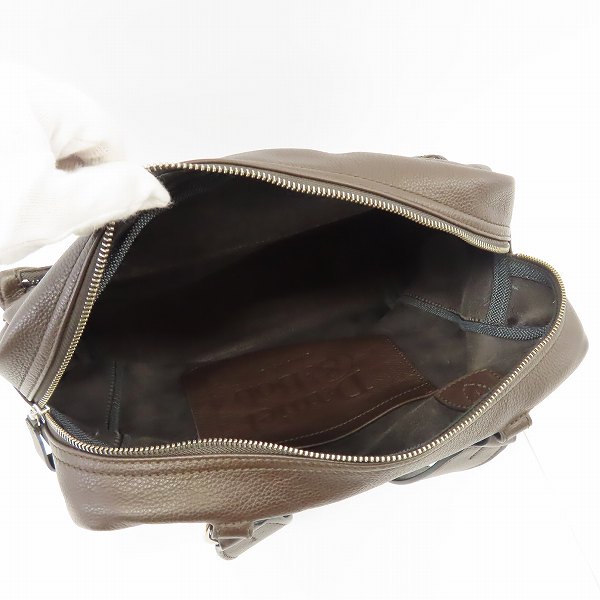 実際に弊社で買取させて頂いたDaniel&Bob/ダニエル＆ボブ  レザー ワンショルダー トートバック ブラウンの画像 3枚目