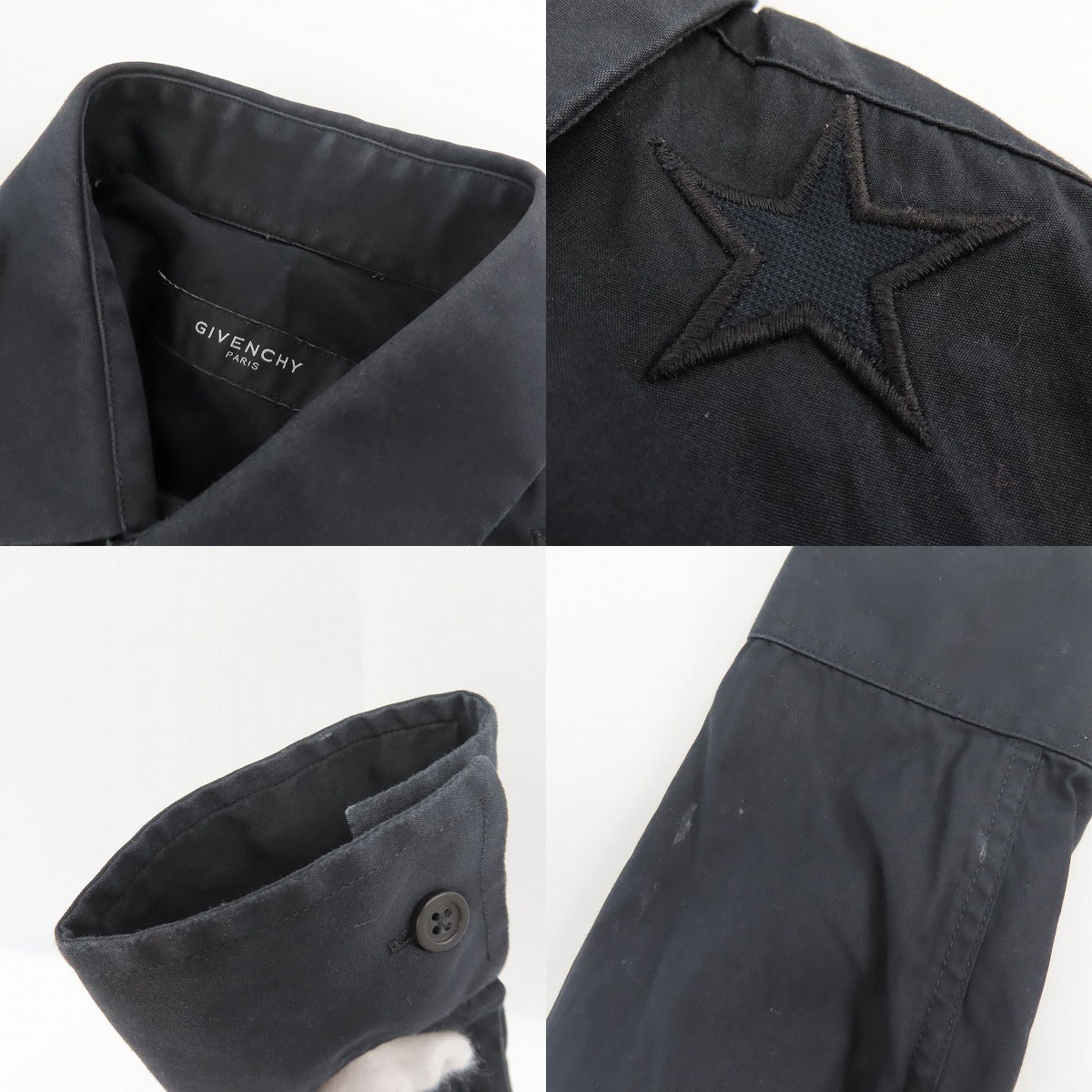 実際に弊社で買取させて頂いたGIVENCHY/ジバンシィ スター刺繍 長袖ドレスシャツ 37の画像 7枚目