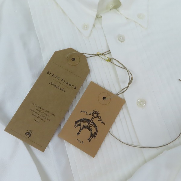 実際に弊社で買取させて頂いたBLACK FLEECE by Brooks Brothers/ブラックフリース バイ ブルックスブラザーズ ドレスシャツ/size：BB2の画像 6枚目