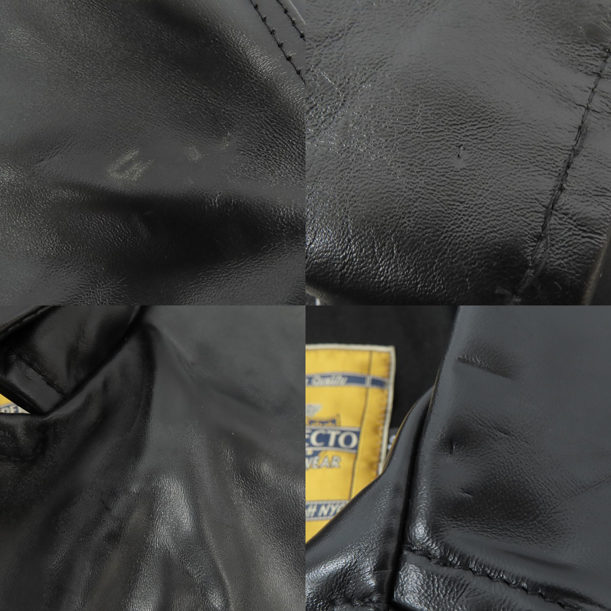 実際に弊社で買取させて頂いたSchott/ショット ダブルライダースジャケット・パーフェクト 75周年記念モデル（ベックモデル）Size：42の画像 7枚目