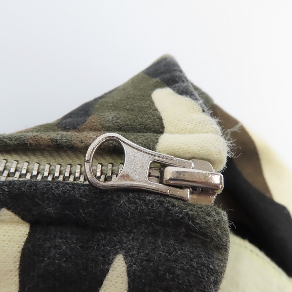 実際に弊社で買取させて頂いたHYDROGEN/ハイドロゲン 迷彩/カモフラ柄 ジップアップパーカー/size：Lの画像 6枚目