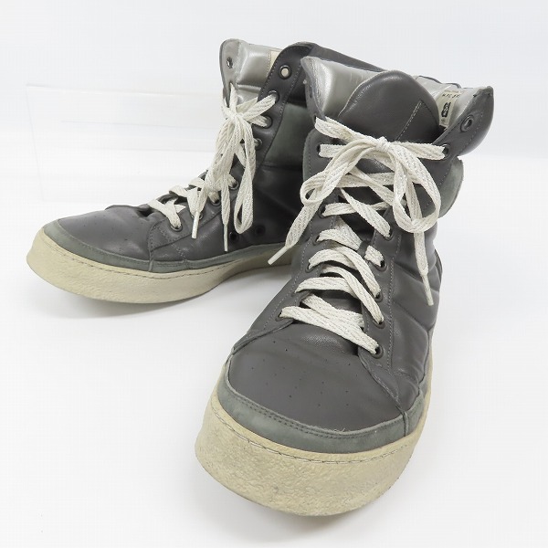 実際に弊社で買取させて頂いたMARC JACOBS/マークジェイコブス ロゴ刺繍 ハイカットスニーカー 