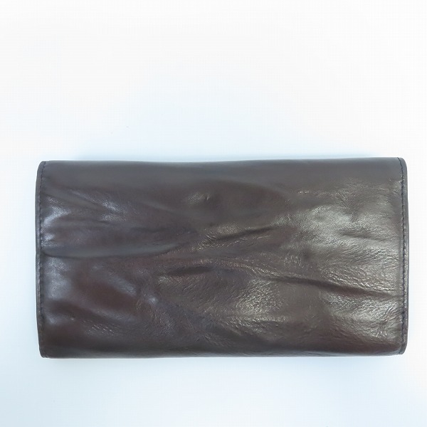 実際に弊社で買取させて頂いたDaniel&Bob/ダニエルアンドボブ 長財布/ロングウォレット レザー/牛革 ダークブラウン 019 1736の画像 1枚目