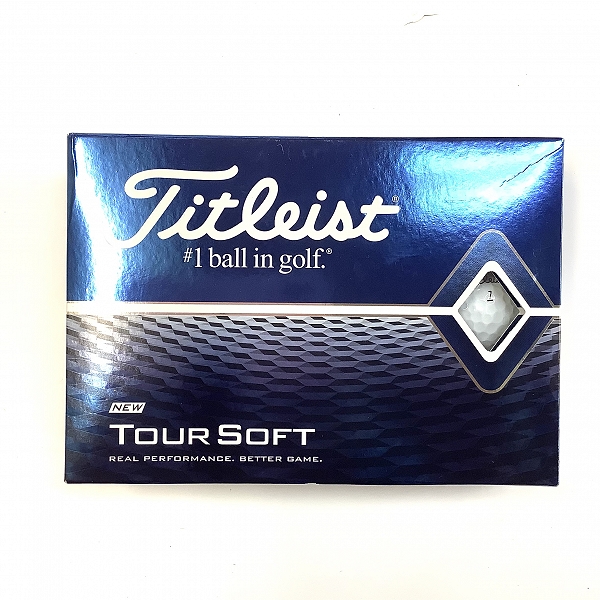 実際に弊社で買取させて頂いた【未使用】Titleist/タイトリスト TOUR SOFT ホワイト ゴルフボール 1ダース の画像 2枚目