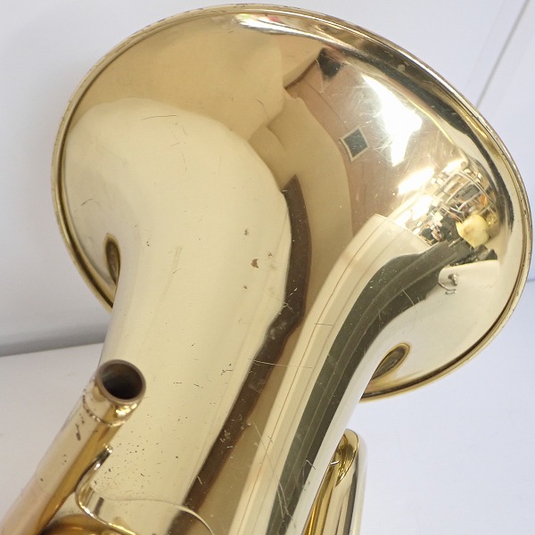 実際に弊社で買取させて頂いた★【ジャンク】YAMAHA/ヤマハ YEP-201/YEP201 ユーフォニアム ゴールド ハードケース付 の画像 3枚目