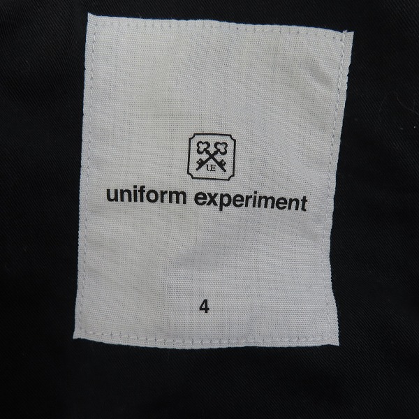 実際に弊社で買取させて頂いたuniform experiment/ユニフォームエクスペリメント サイドラインショートパンツ UE-180051/size：4の画像 3枚目