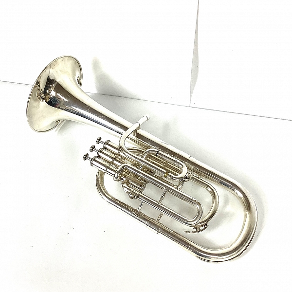 実際に弊社で買取させて頂いた★YAMAHA/ヤマハ アルトホルン YAH203 ハードケース付き【ジャンク】の画像 1枚目