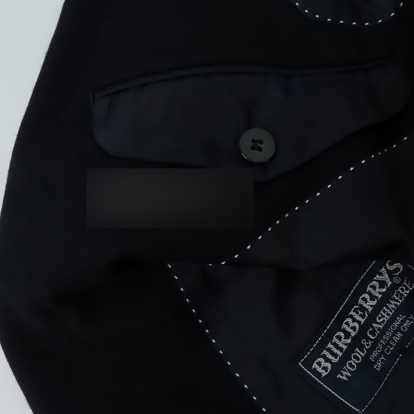 実際に弊社で買取させて頂いたBurberrys/バーバリーズ ウール ダブル テーラードジャケットの画像 8枚目
