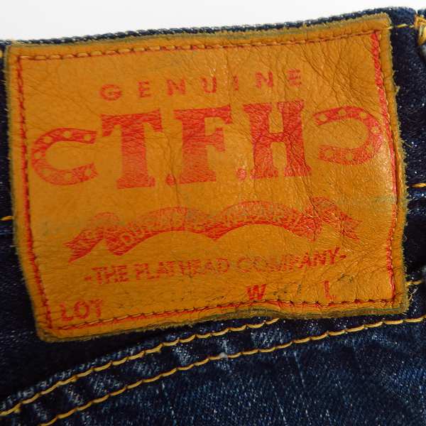 実際に弊社で買取させて頂いたTHE FLAT HEAD/フラットヘッド T.F.H インディゴデニムパンツ 3005XX/31の画像 3枚目
