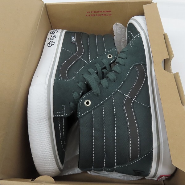 実際に弊社で買取させて頂いたVANS×INDEPENDENT/バンズ×インディペンデント SK8-HI PRO スケートハイ VN000VHGU24 /27.0の画像 7枚目