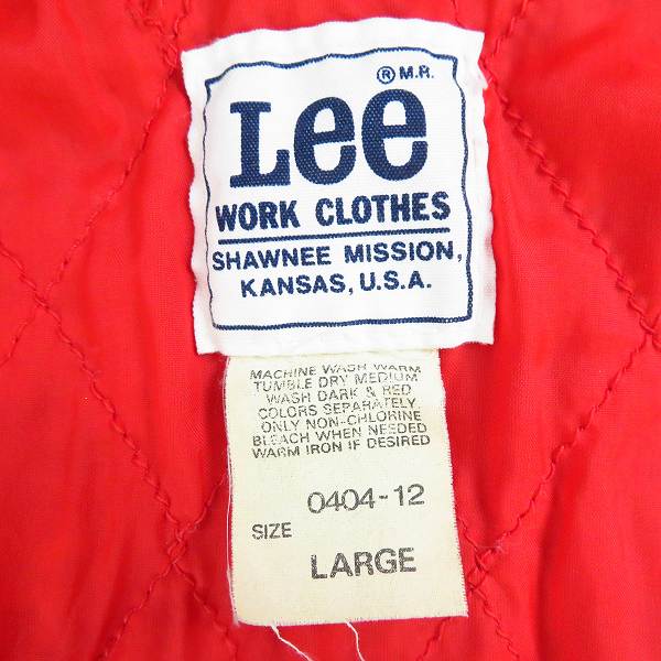 Lee/リー 90's WORK CLOTHES ヴィンテージ 91-B ダック