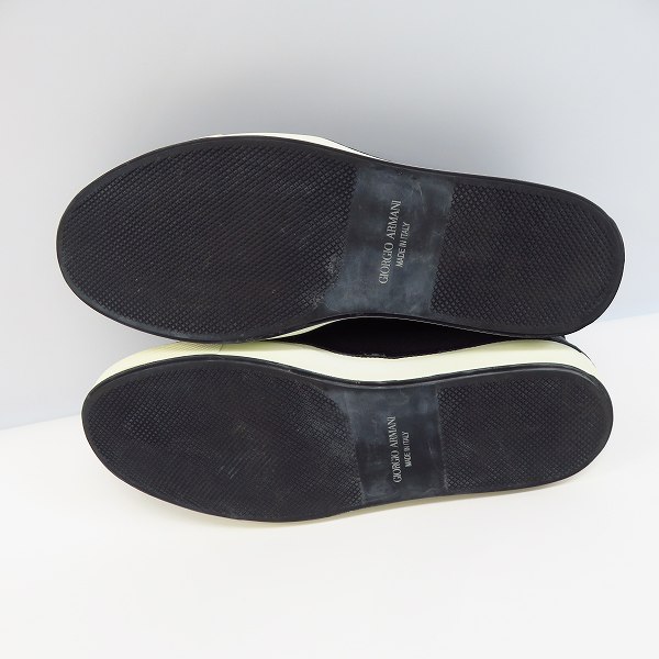 実際に弊社で買取させて頂いたGIORGIO ARMANI/ジョルジオ アルマーニ レザーシューズ/ブーツ/7.5の画像 2枚目