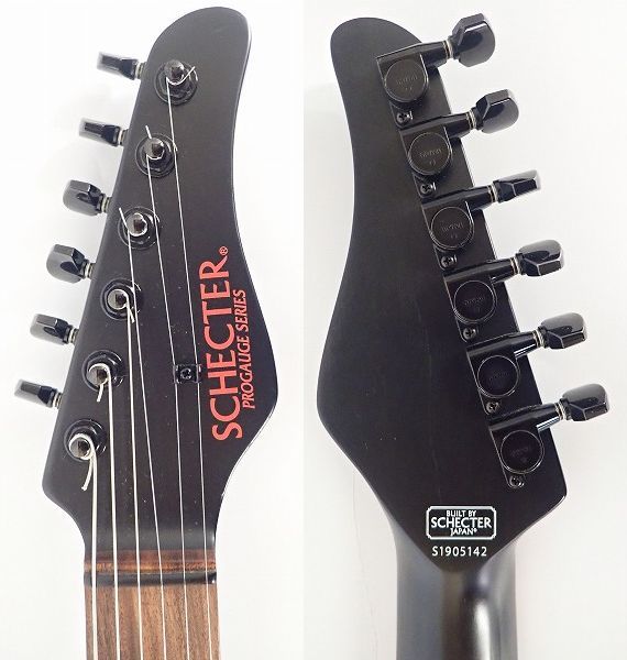 実際に弊社で買取させて頂いた★SCHECTER/シェクター PA-SM/SH SiM SHOW-HATE/ショウヘイト シグネチャーモデル ソフトケース付の画像 2枚目