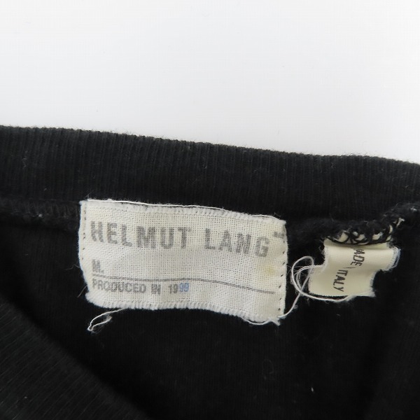 実際に弊社で買取させて頂いたHELMUT LANG/ヘルムートラング コットン 長袖カットソー/Lの画像 2枚目