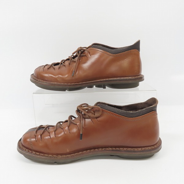 実際に弊社で買取させて頂いたTrippen/トリッペン レースアップ レザーシューズ ブラウンの画像 3枚目